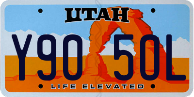 UT license plate Y905OL
