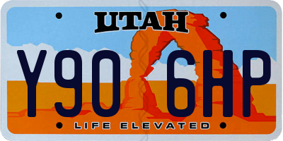 UT license plate Y906HP