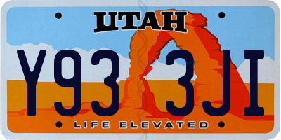UT license plate Y933JI