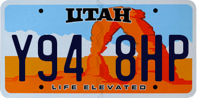 UT license plate Y948HP