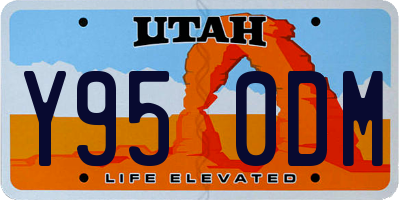 UT license plate Y950DM