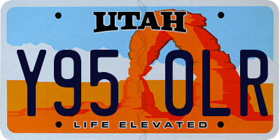 UT license plate Y950LR