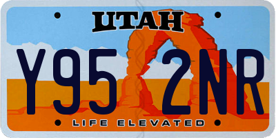 UT license plate Y952NR