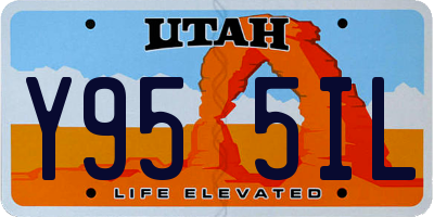 UT license plate Y955IL