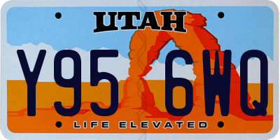 UT license plate Y956WQ