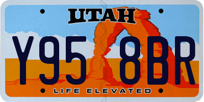 UT license plate Y958BR