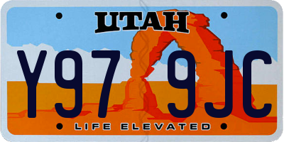 UT license plate Y979JC