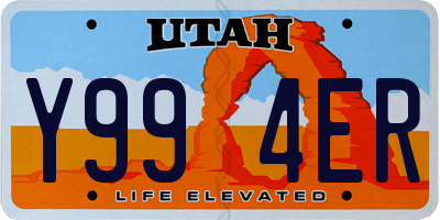 UT license plate Y994ER
