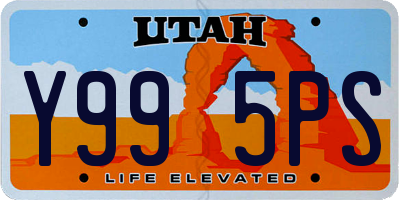 UT license plate Y995PS