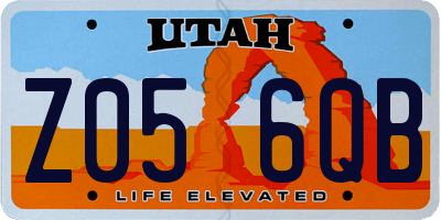 UT license plate Z056QB