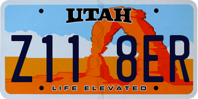 UT license plate Z118ER