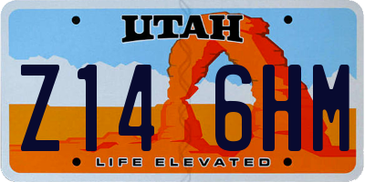 UT license plate Z146HM