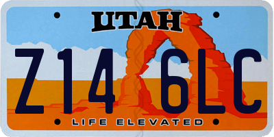 UT license plate Z146LC
