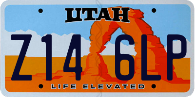 UT license plate Z146LP