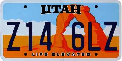 UT license plate Z146LZ