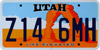 UT license plate Z146MH