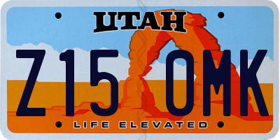 UT license plate Z150MK