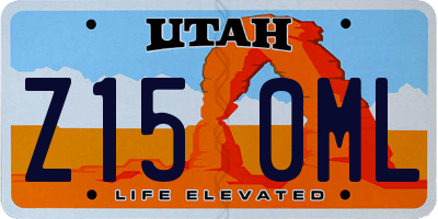 UT license plate Z150ML