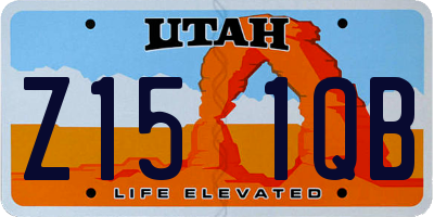 UT license plate Z151QB