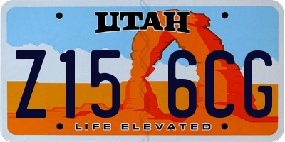UT license plate Z156CG