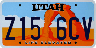 UT license plate Z156CV
