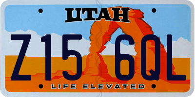 UT license plate Z156QL