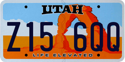 UT license plate Z156QQ