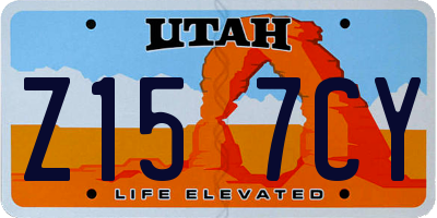 UT license plate Z157CY
