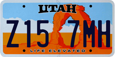UT license plate Z157MH