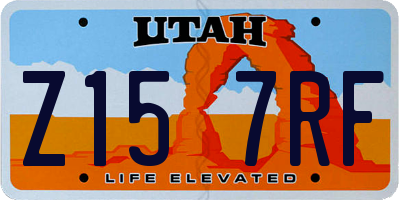 UT license plate Z157RF