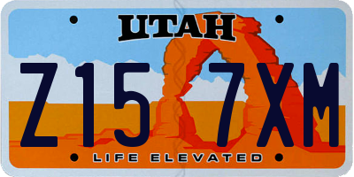 UT license plate Z157XM