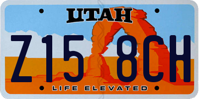 UT license plate Z158CH