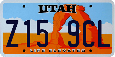 UT license plate Z159CL