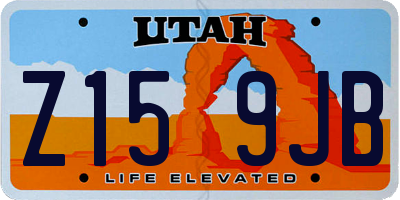 UT license plate Z159JB