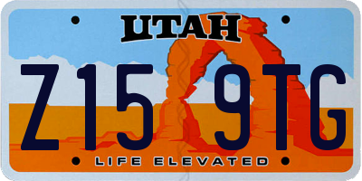 UT license plate Z159TG