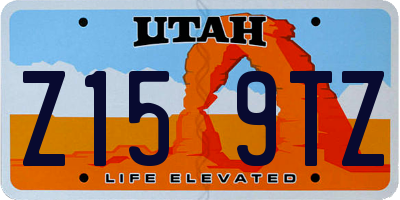 UT license plate Z159TZ