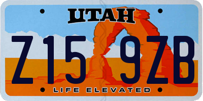 UT license plate Z159ZB