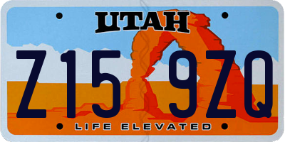 UT license plate Z159ZQ