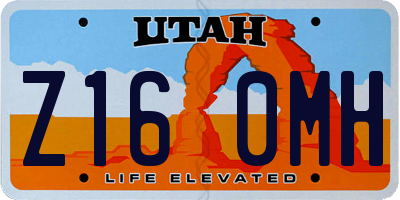 UT license plate Z160MH