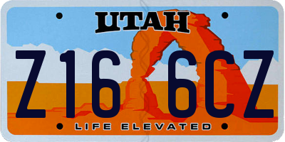 UT license plate Z166CZ