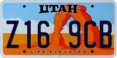 UT license plate Z169CB