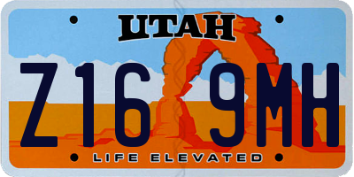 UT license plate Z169MH