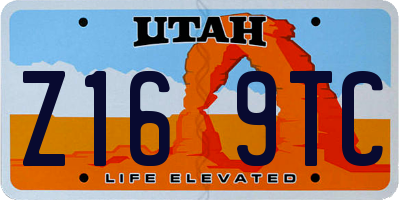 UT license plate Z169TC