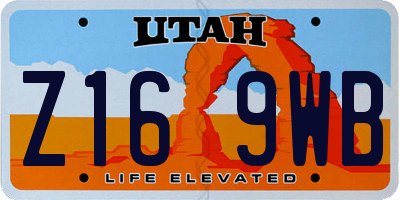 UT license plate Z169WB