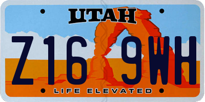 UT license plate Z169WH