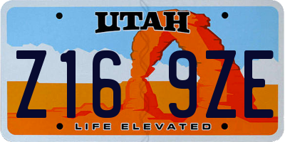 UT license plate Z169ZE