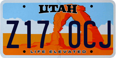 UT license plate Z170CJ