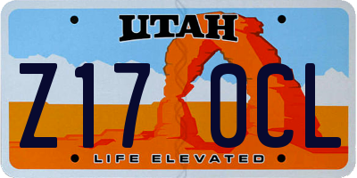 UT license plate Z170CL