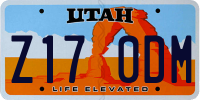 UT license plate Z170DM