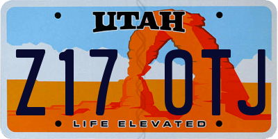 UT license plate Z170TJ